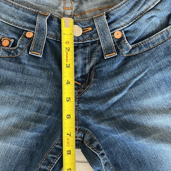 True Religion World Tour Section Skinny Low Waist Skinny Denim Jeans Size 27 Y2K - Picture 12 of 15